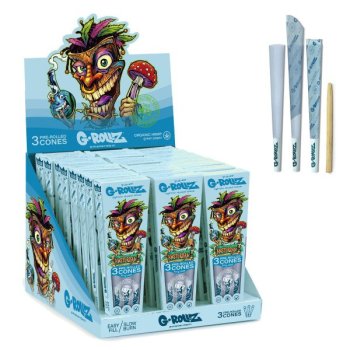 3 G-Rollz Collector Tiki Blue Cones King Size